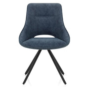 Cloud Dining Chair Blue Fabric