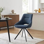 Cloud Dining Chair Blue Fabric