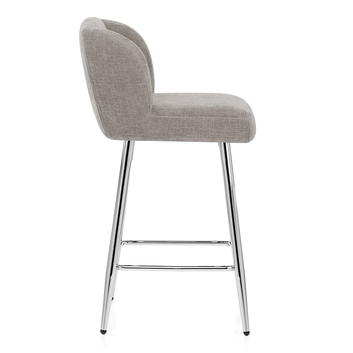 Coast Bar Stool Grey Fabric