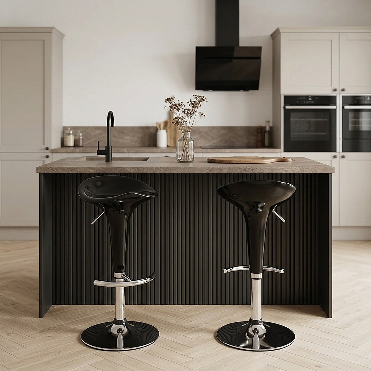 Gloss Coco Bar Stool Black