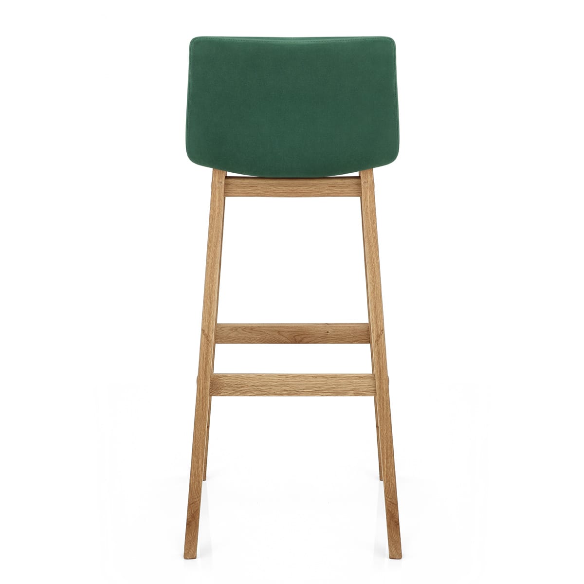 Colt Oak Stool Green Velvet