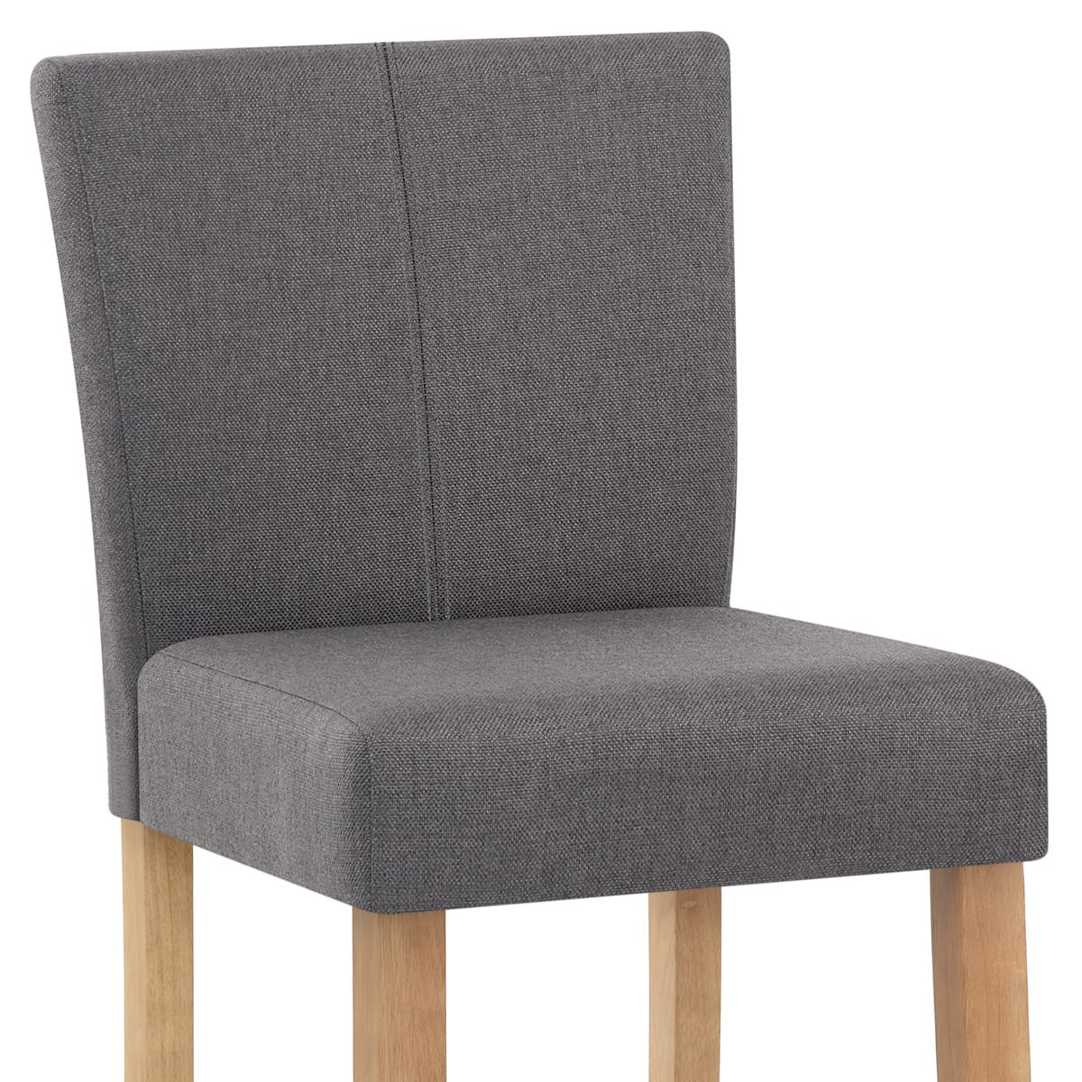 Cornell Oak Bar Stool Charcoal Fabric
