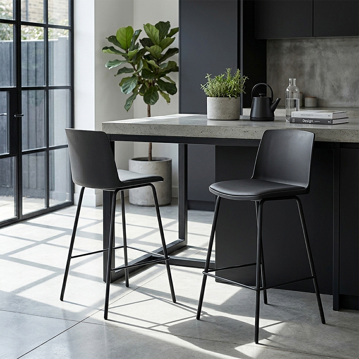 Cosmo Bar Stool Black