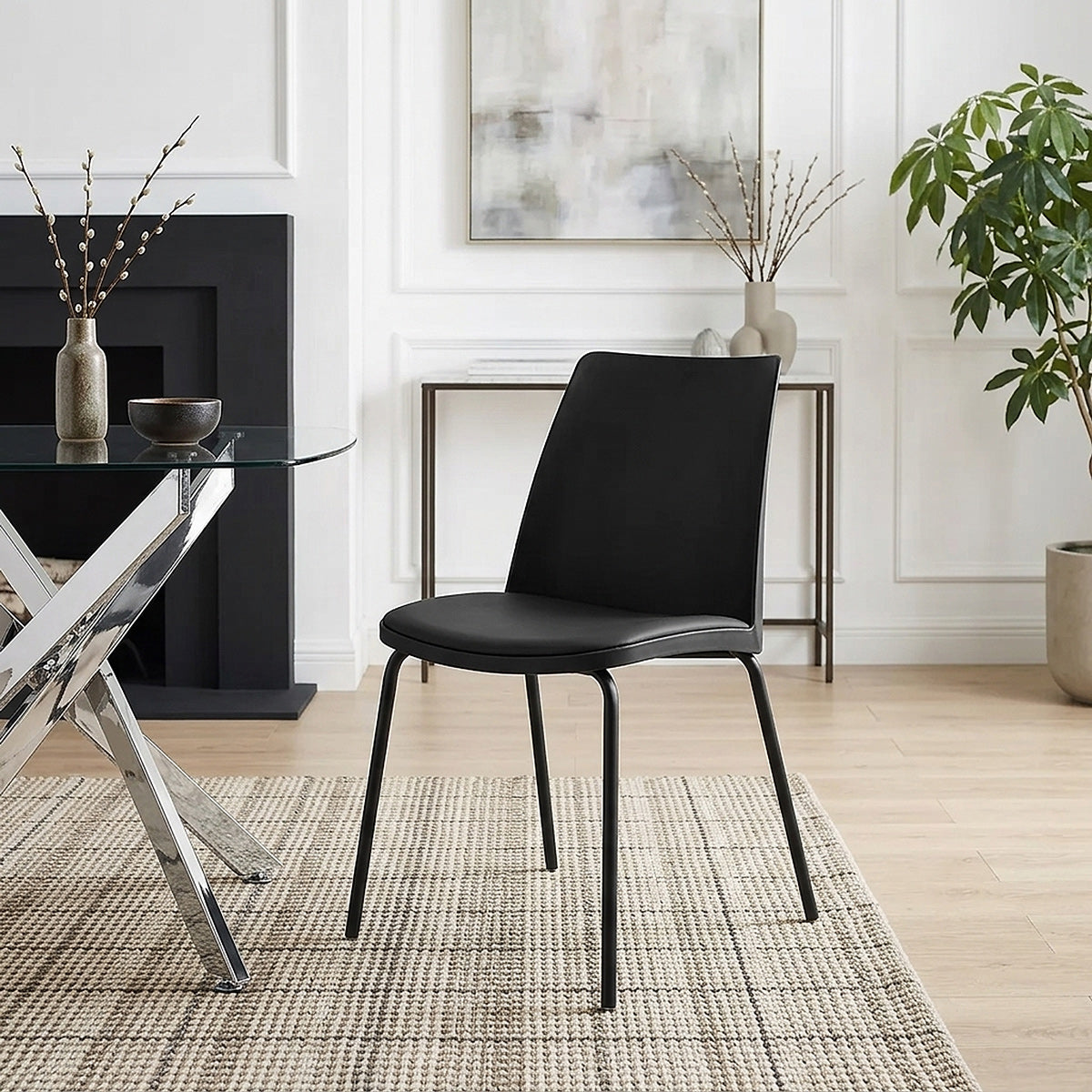 Cosmo Dining Chair Black