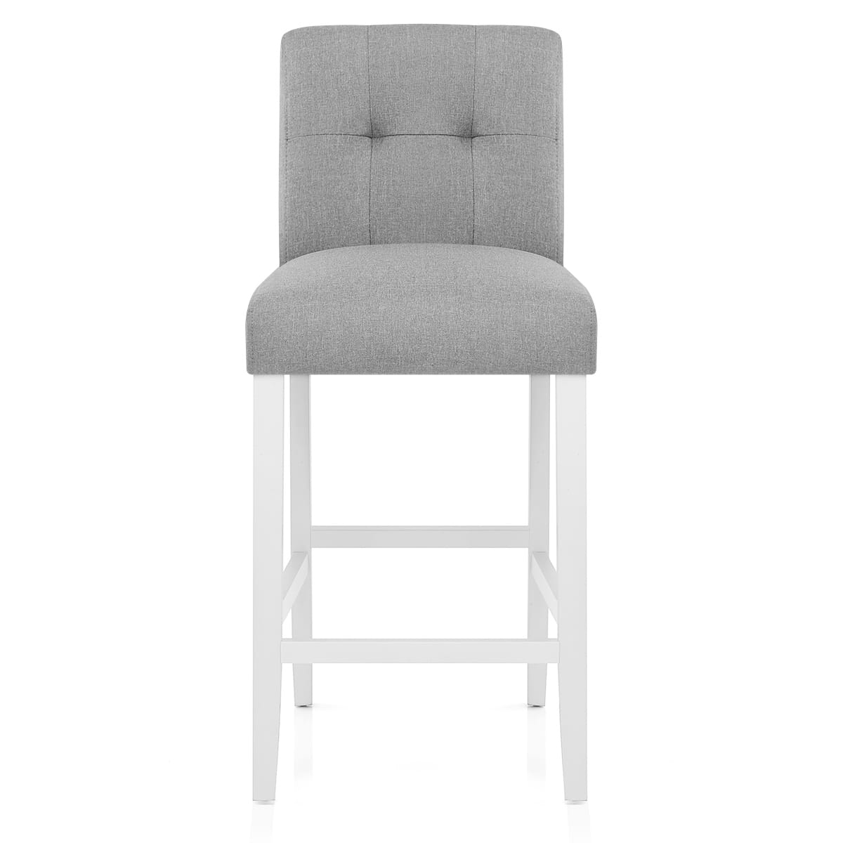 Crawford Bar Stool Grey Fabric