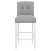 Crawford Bar Stool Grey Fabric