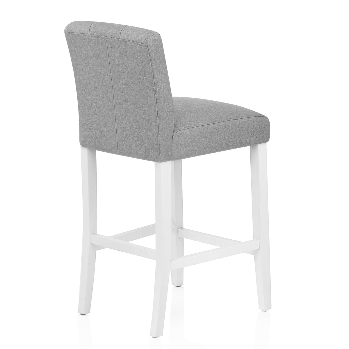Crawford Bar Stool Grey Fabric