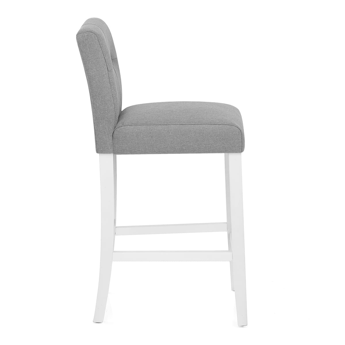 Crawford Bar Stool Grey Fabric