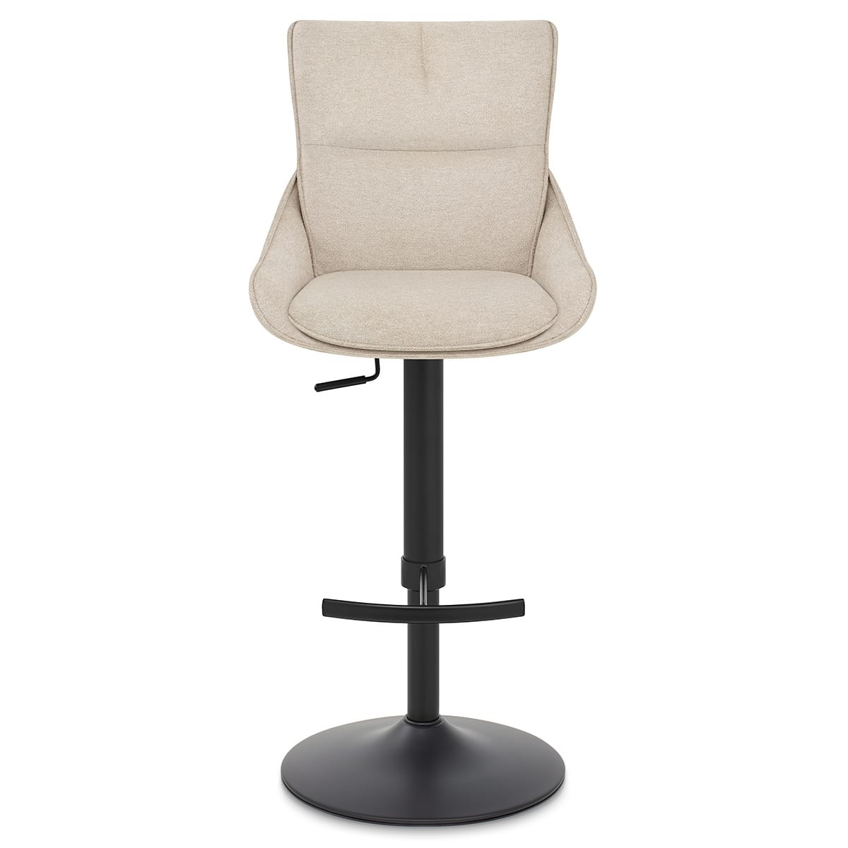 Creed Bar Stool Beige Fabric