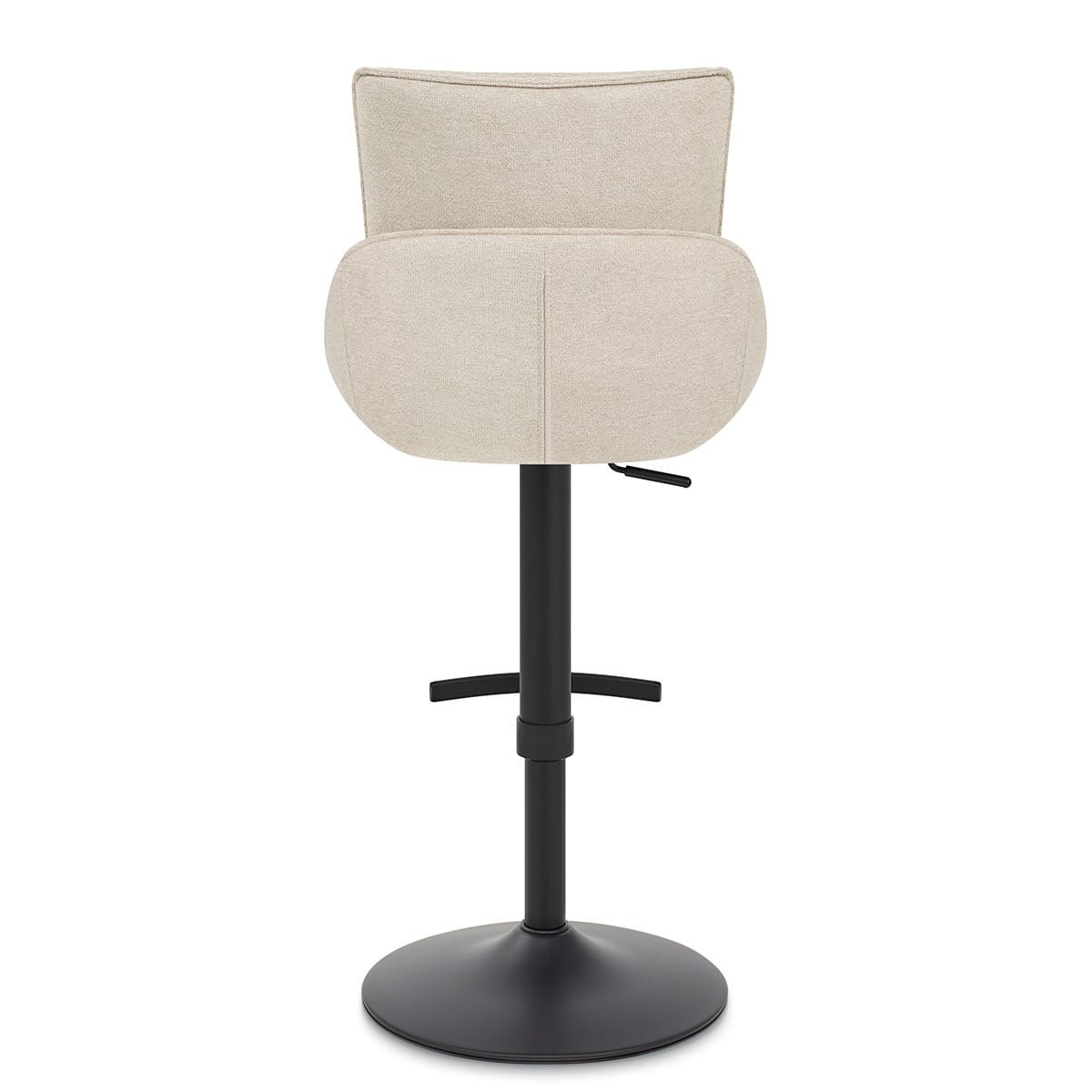 Creed Bar Stool Beige Fabric