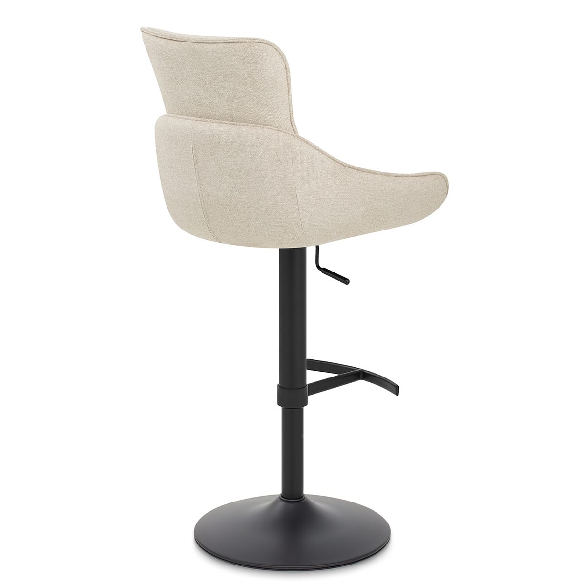 Creed Bar Stool Beige Fabric