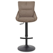 Creed Bar Stool Brown Fabric