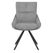 Creed Dining Chair Light Grey Fabric