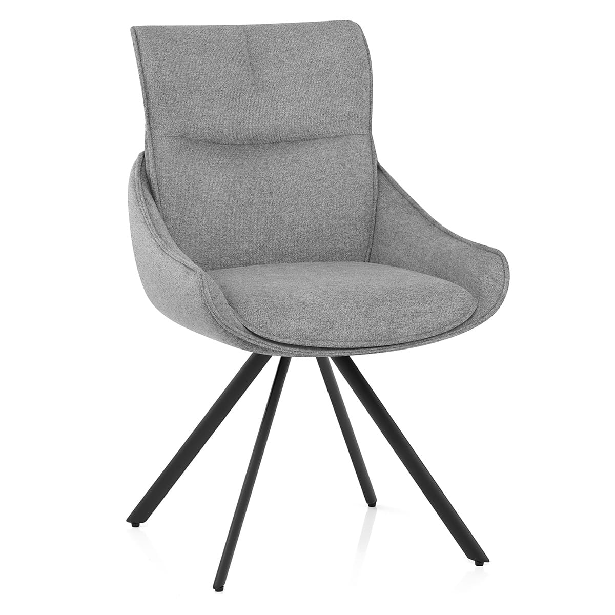 Creed Dining Chair Light Grey Fabric