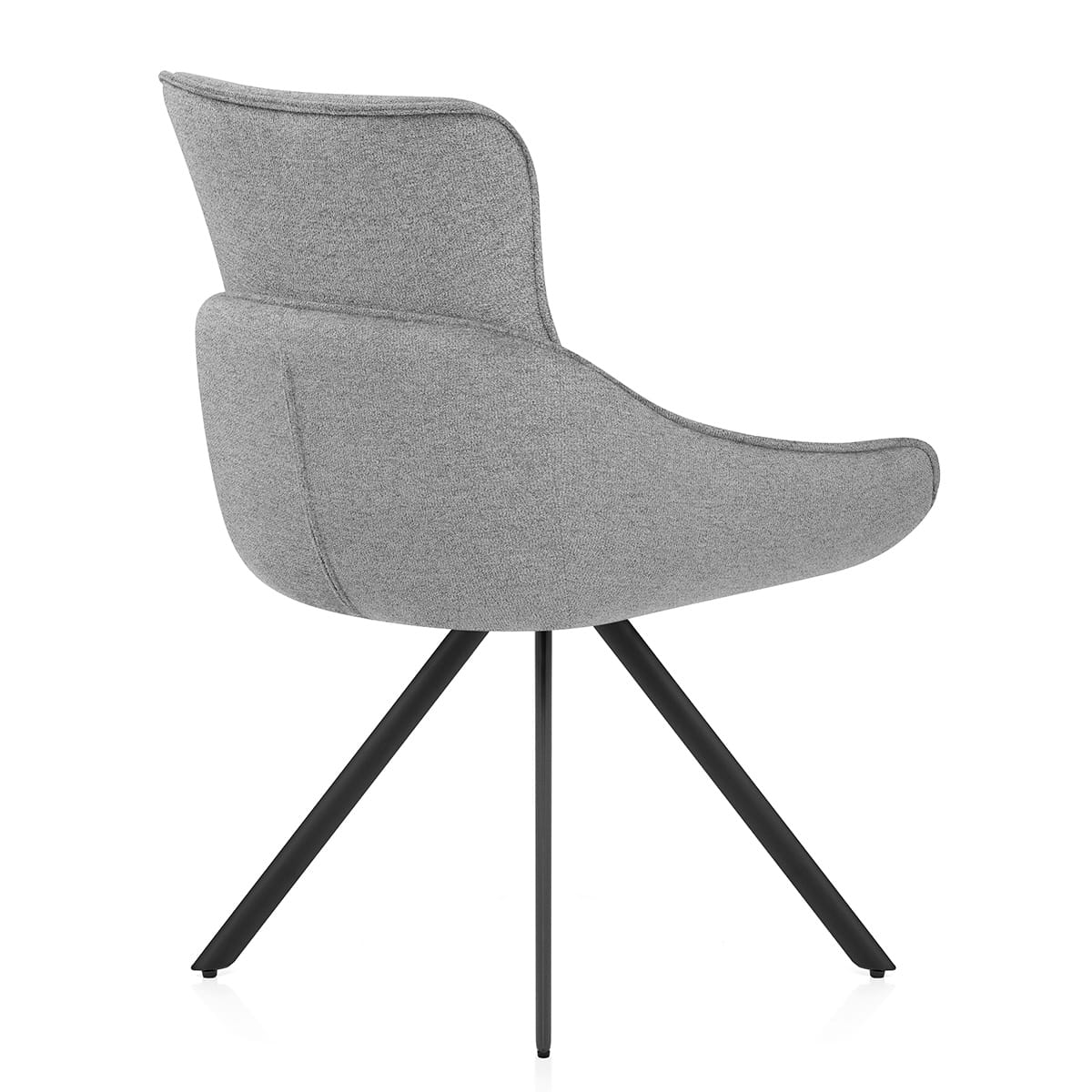 Creed Dining Chair Light Grey Fabric