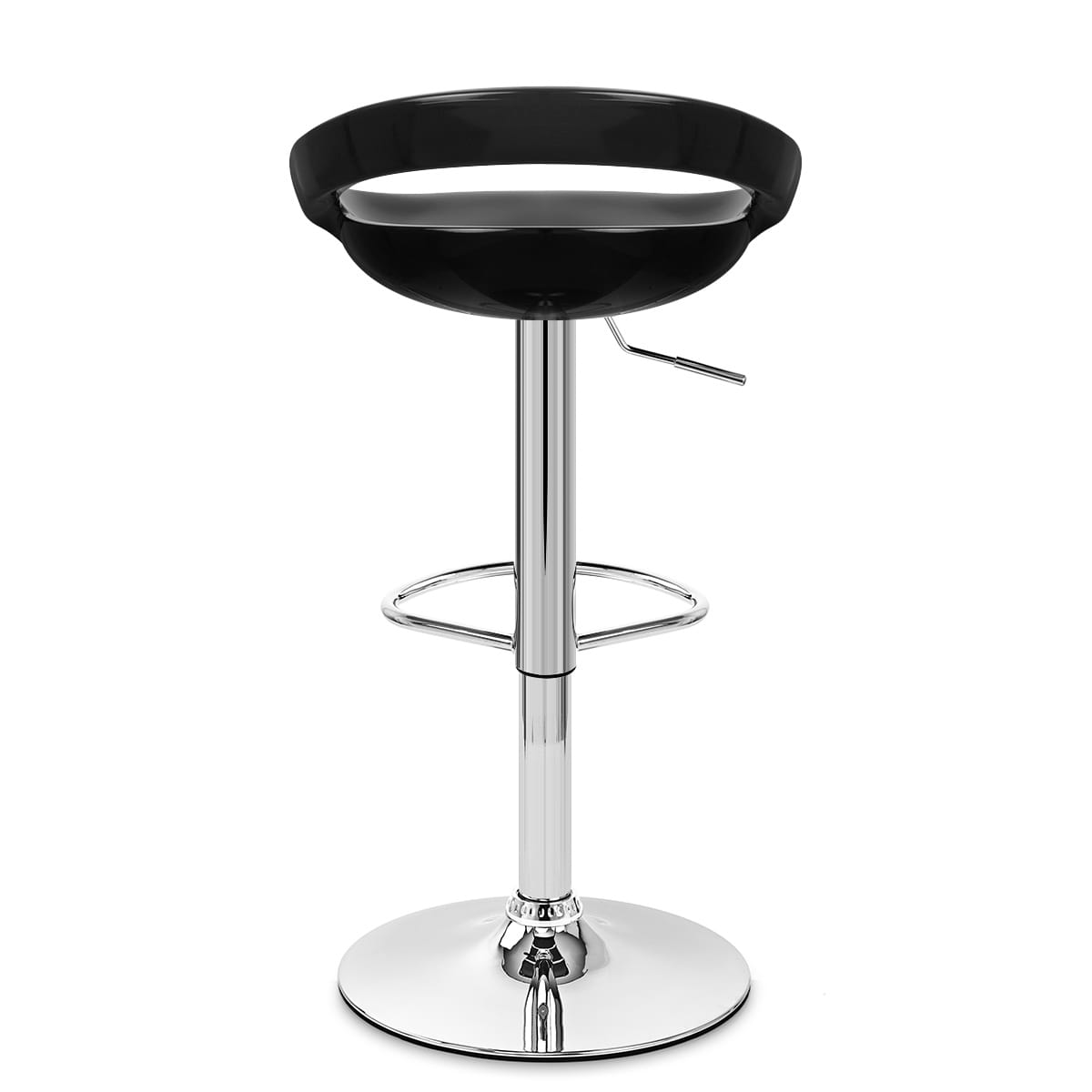Crescent Bar Stool Black
