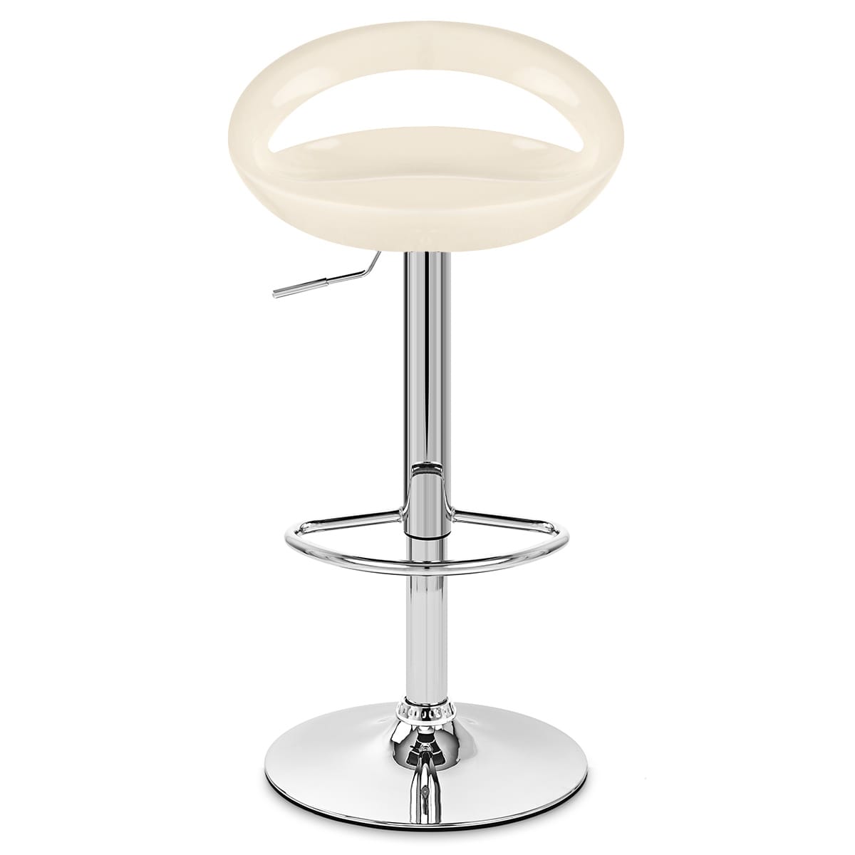 Crescent Bar Stool Cream