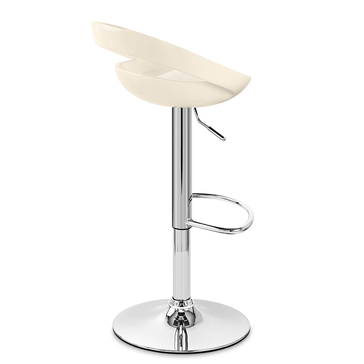 Crescent Bar Stool Cream