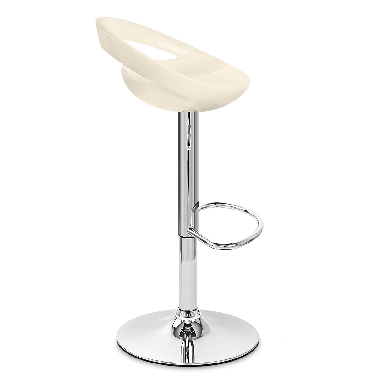 Crescent Bar Stool Cream