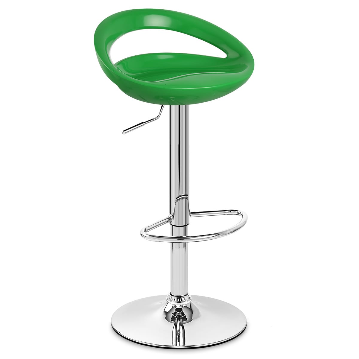 Crescent Bar Stool Green