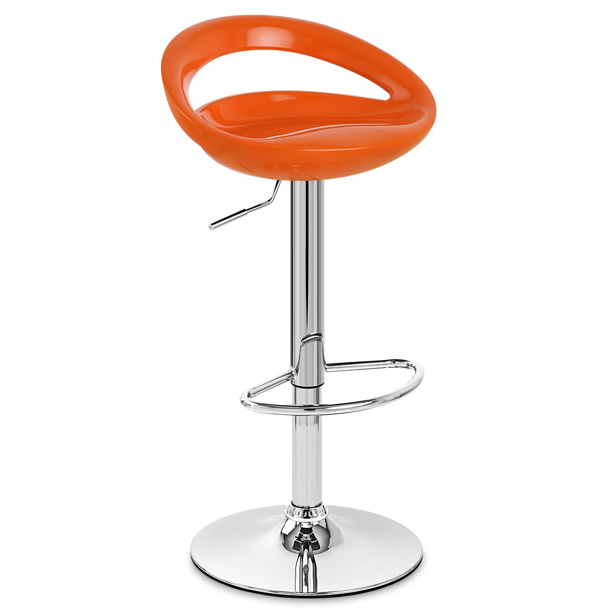Crescent Bar Stool Orange