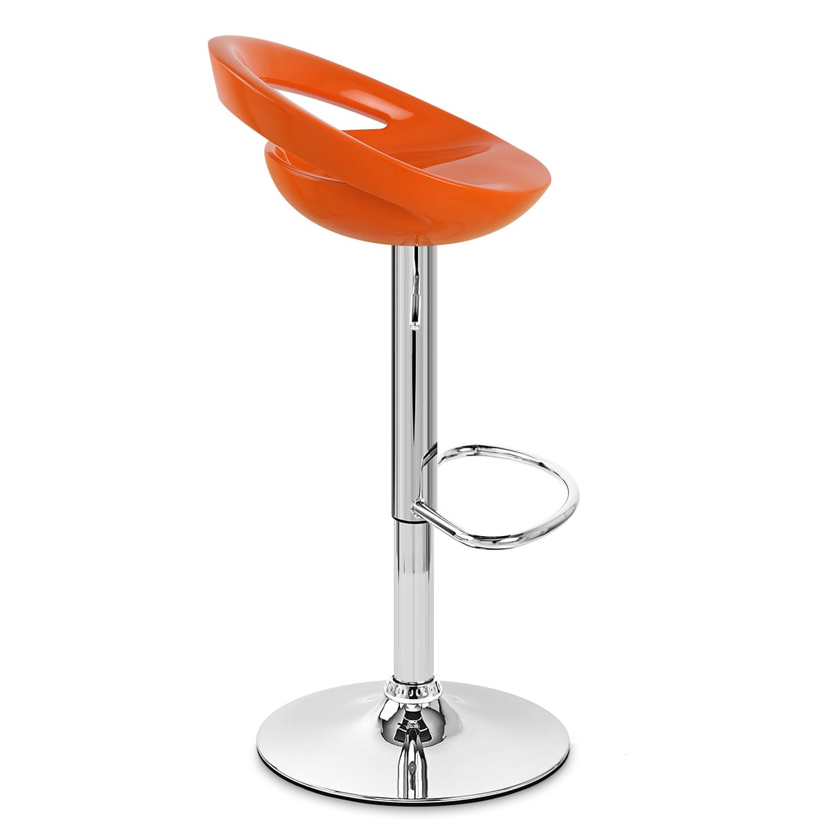 Crescent Bar Stool Orange