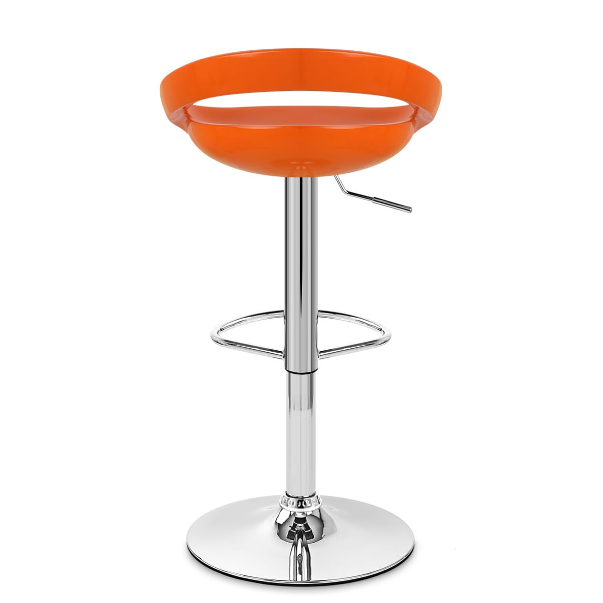 Crescent Bar Stool Orange