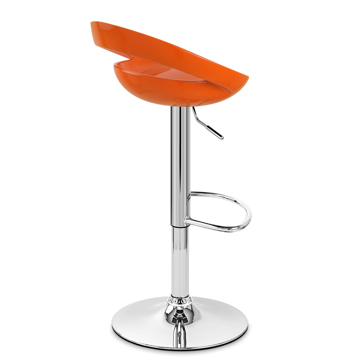 Crescent Bar Stool Orange