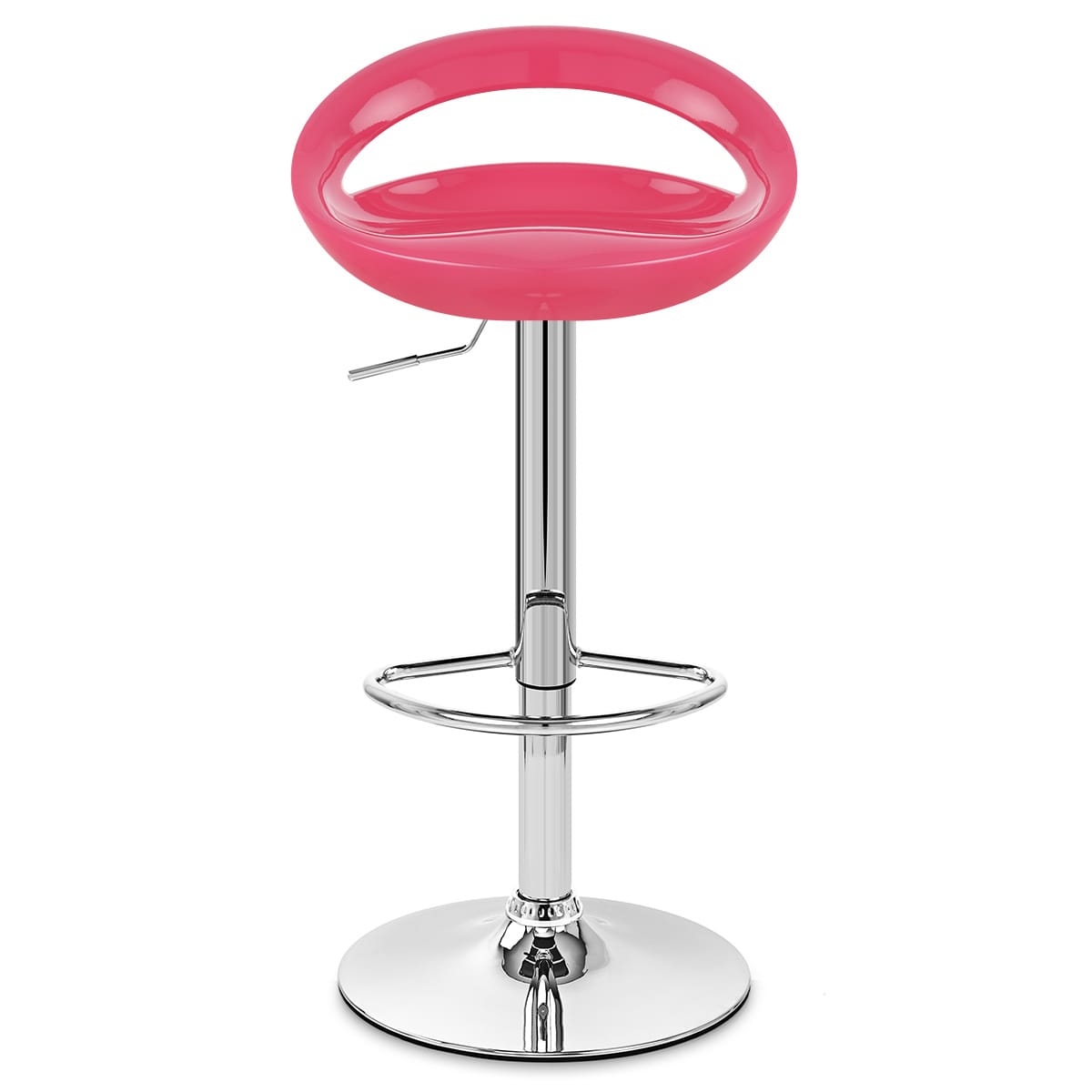 Crescent Bar Stool Pink