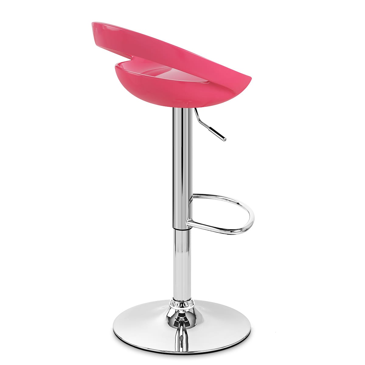 Crescent Bar Stool Pink