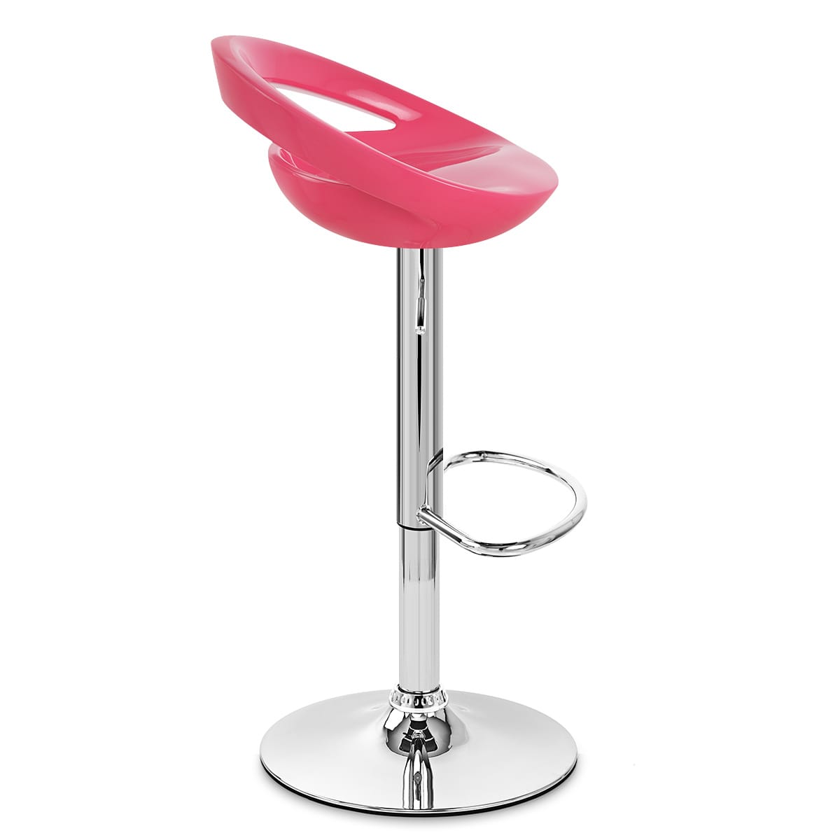Crescent Bar Stool Pink