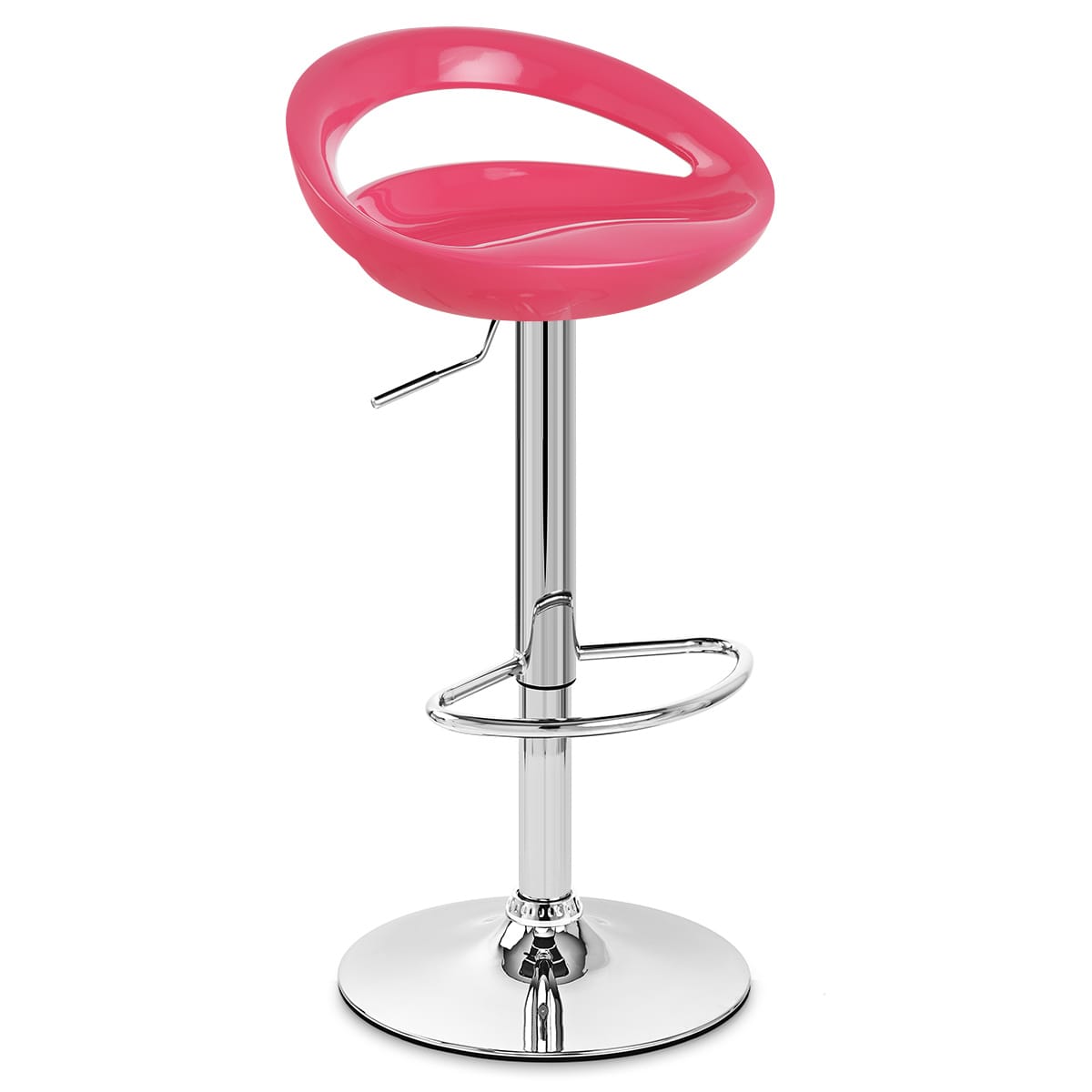 Crescent Bar Stool Pink
