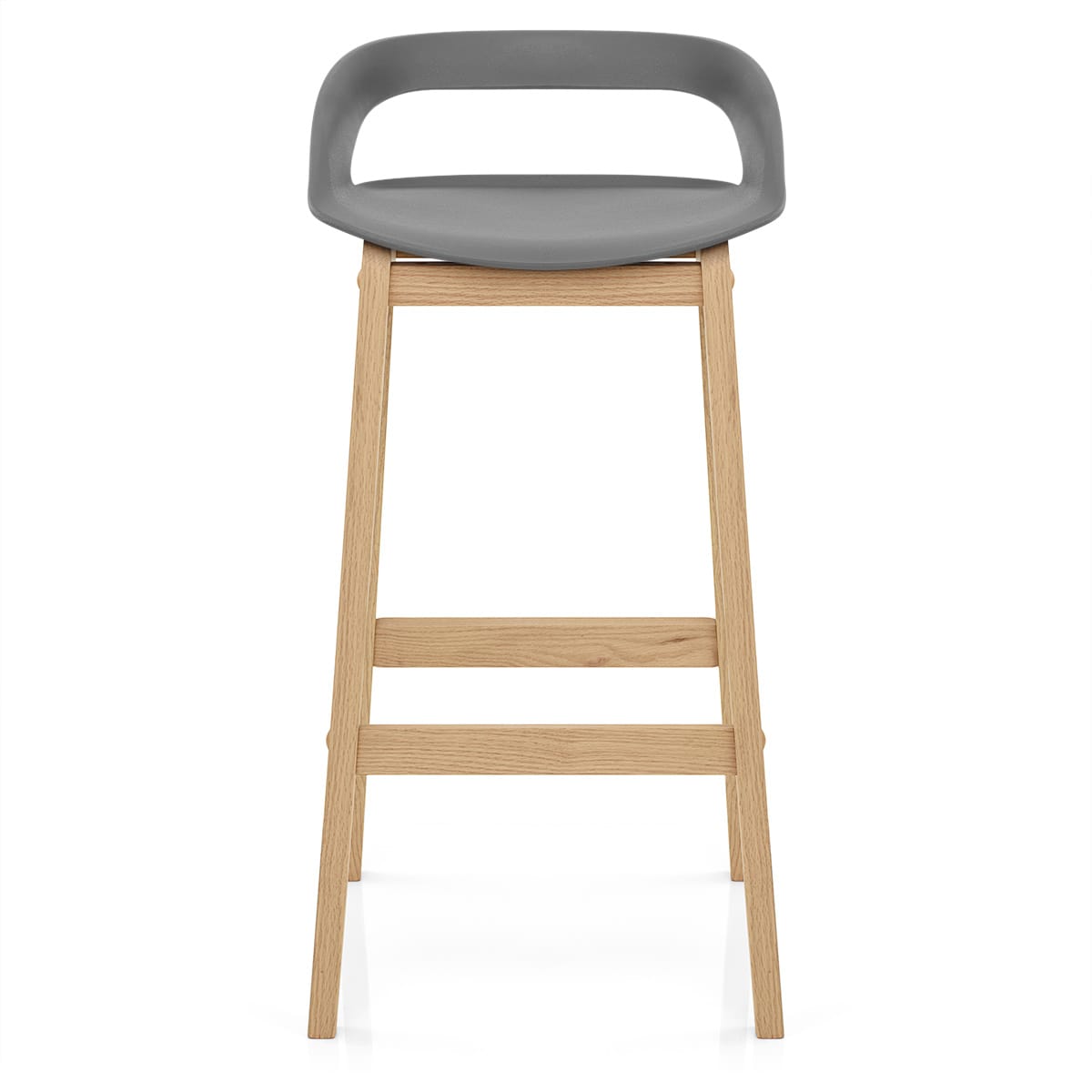 Crew Wooden Bar Stool Grey