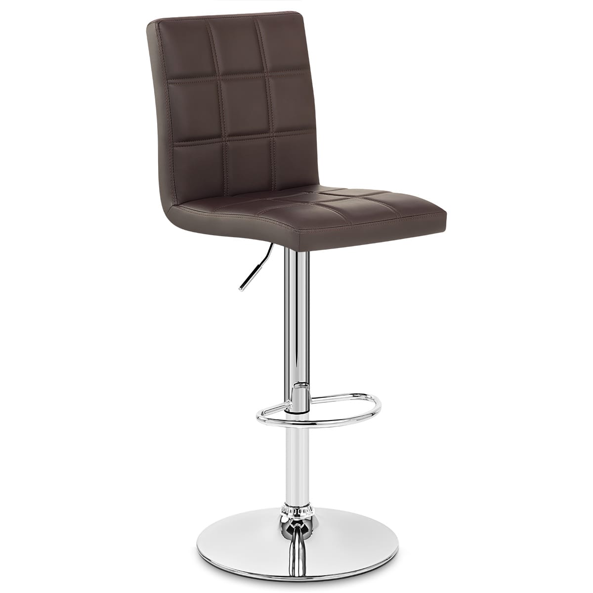 Criss Cross Bar Stool Brown