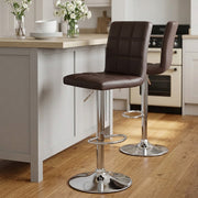 Criss Cross Bar Stool Brown