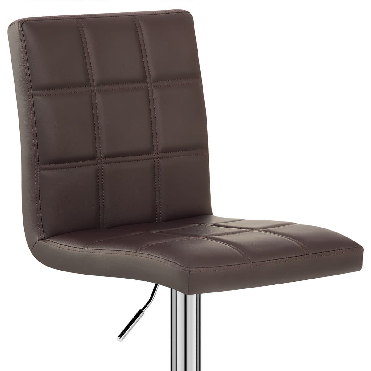 Criss Cross Bar Stool Brown
