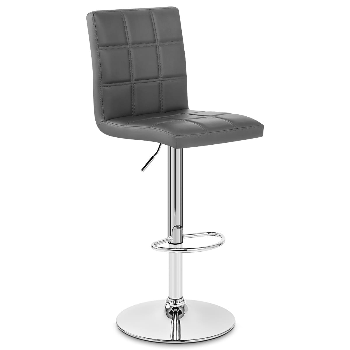 Criss Cross Bar Stool Grey