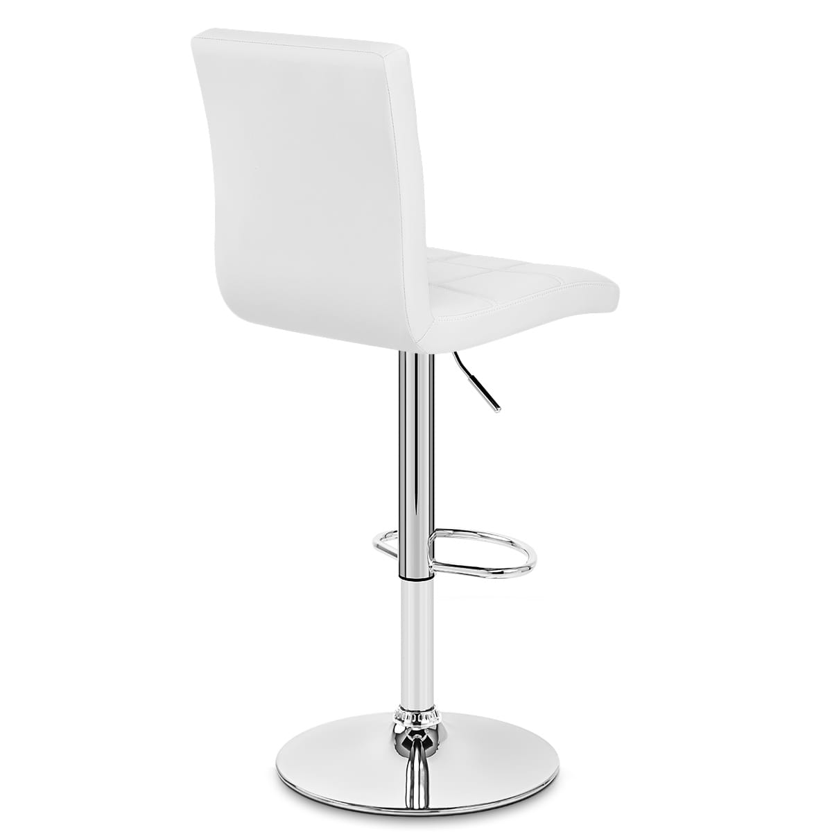 Criss Cross Bar Stool White
