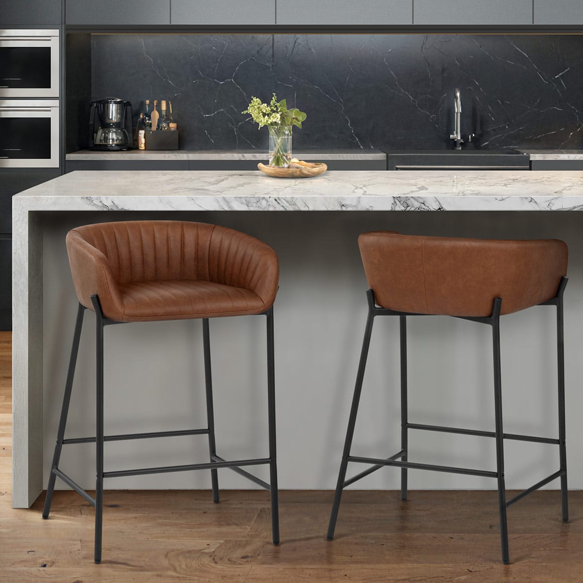 Cub Bar Stool Antique Brown