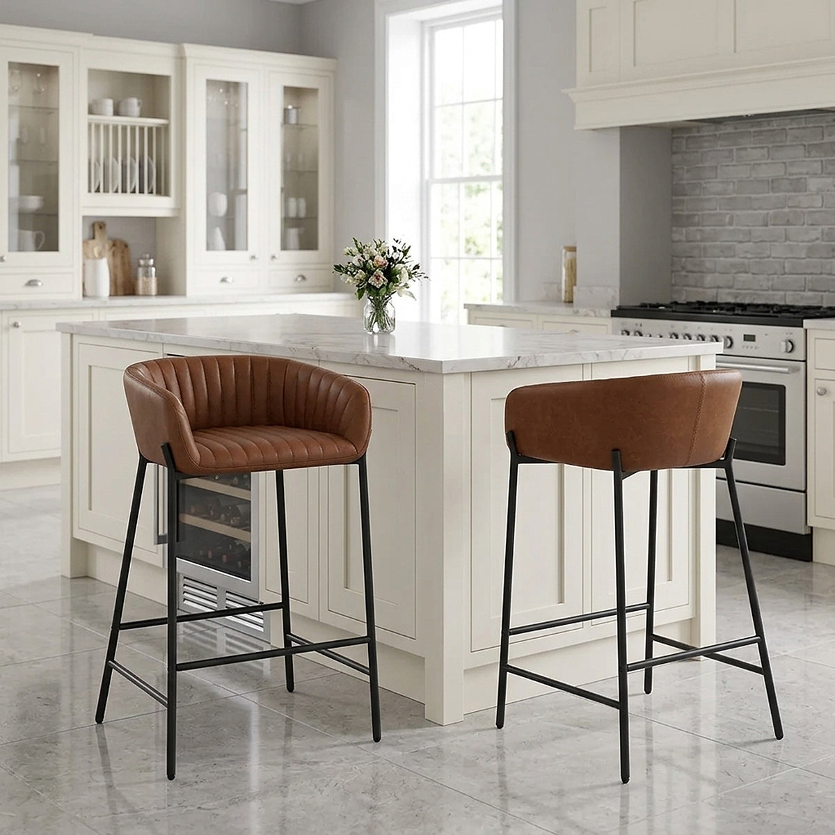 Cub Bar Stool Antique Brown