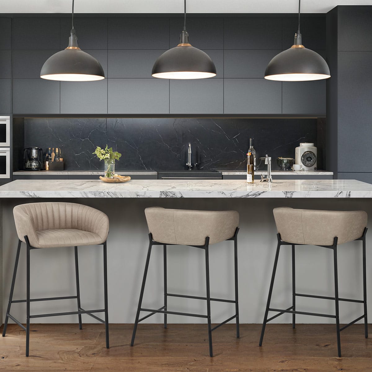 Cub Bar Stool Antique Taupe