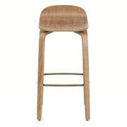 Curve Bar Stool Antique Oak