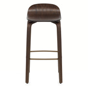 Curve Bar Stool Antique Walnut