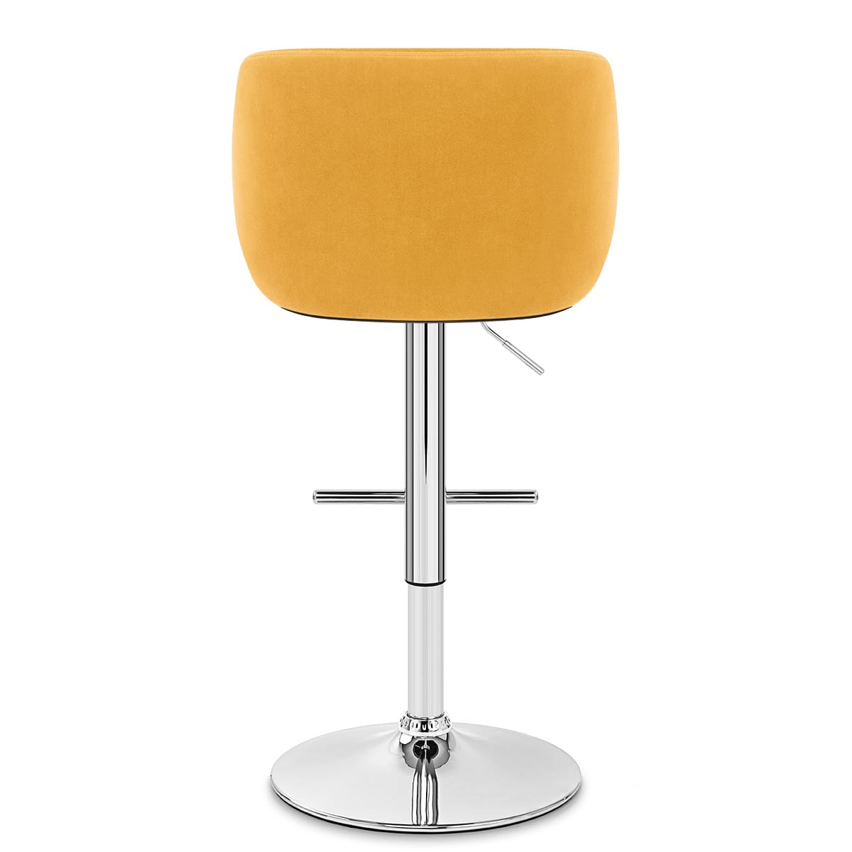 Dakota Bar Stool Mustard Velvet