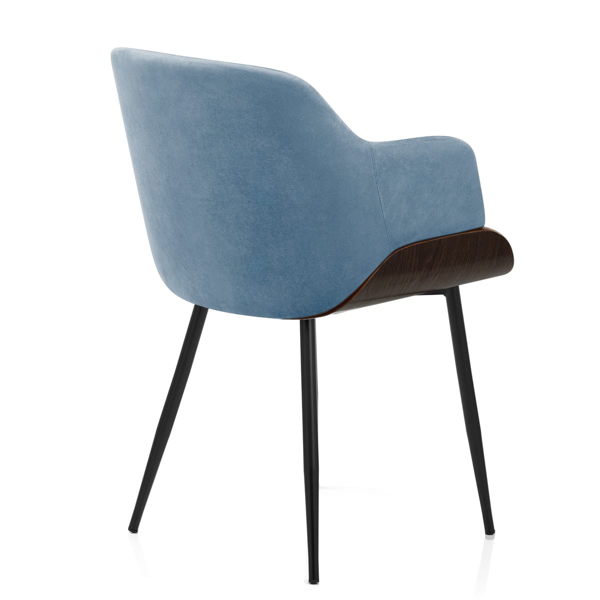 Dakota Dining Chair Blue Velvet