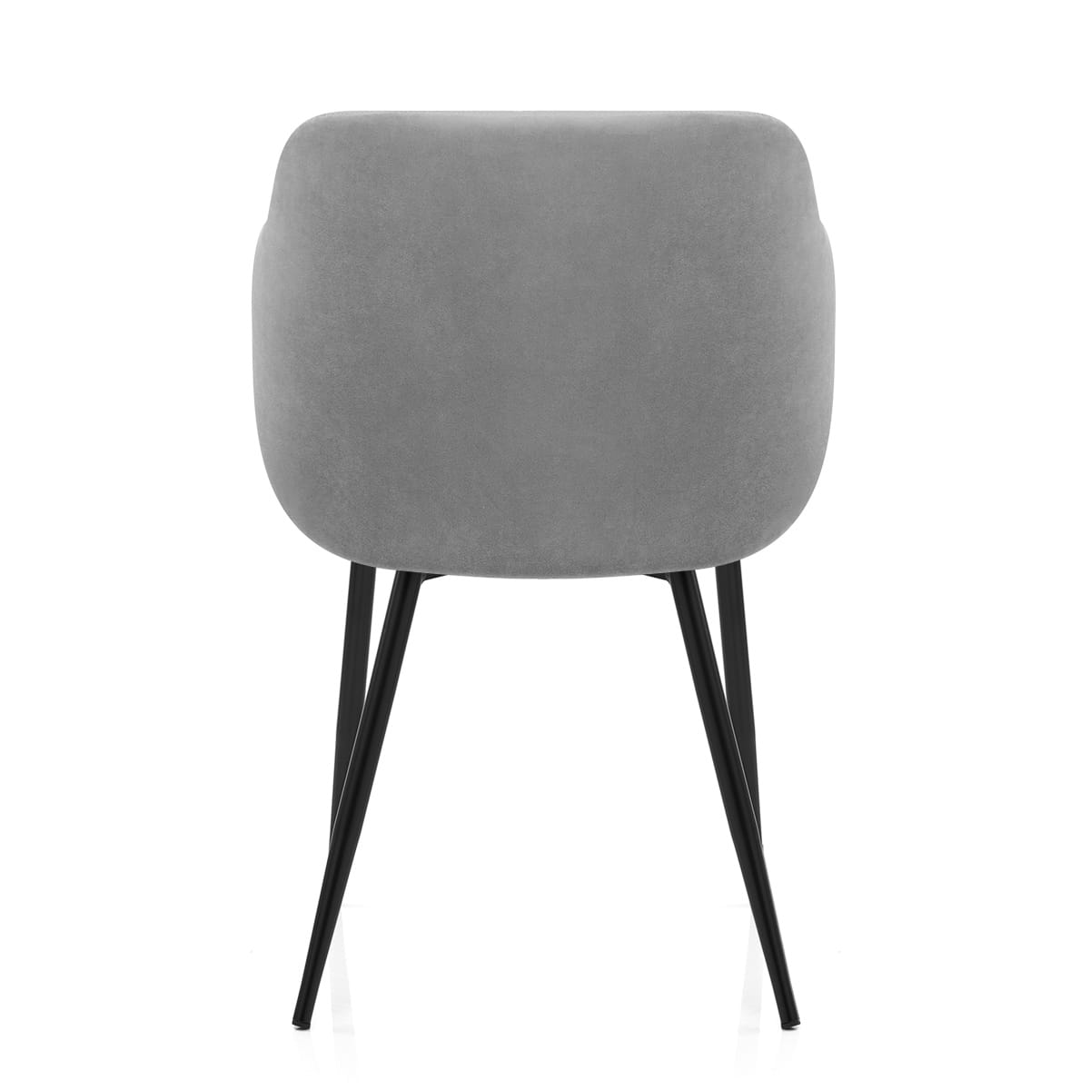 Dakota Dining Chair Grey Velvet