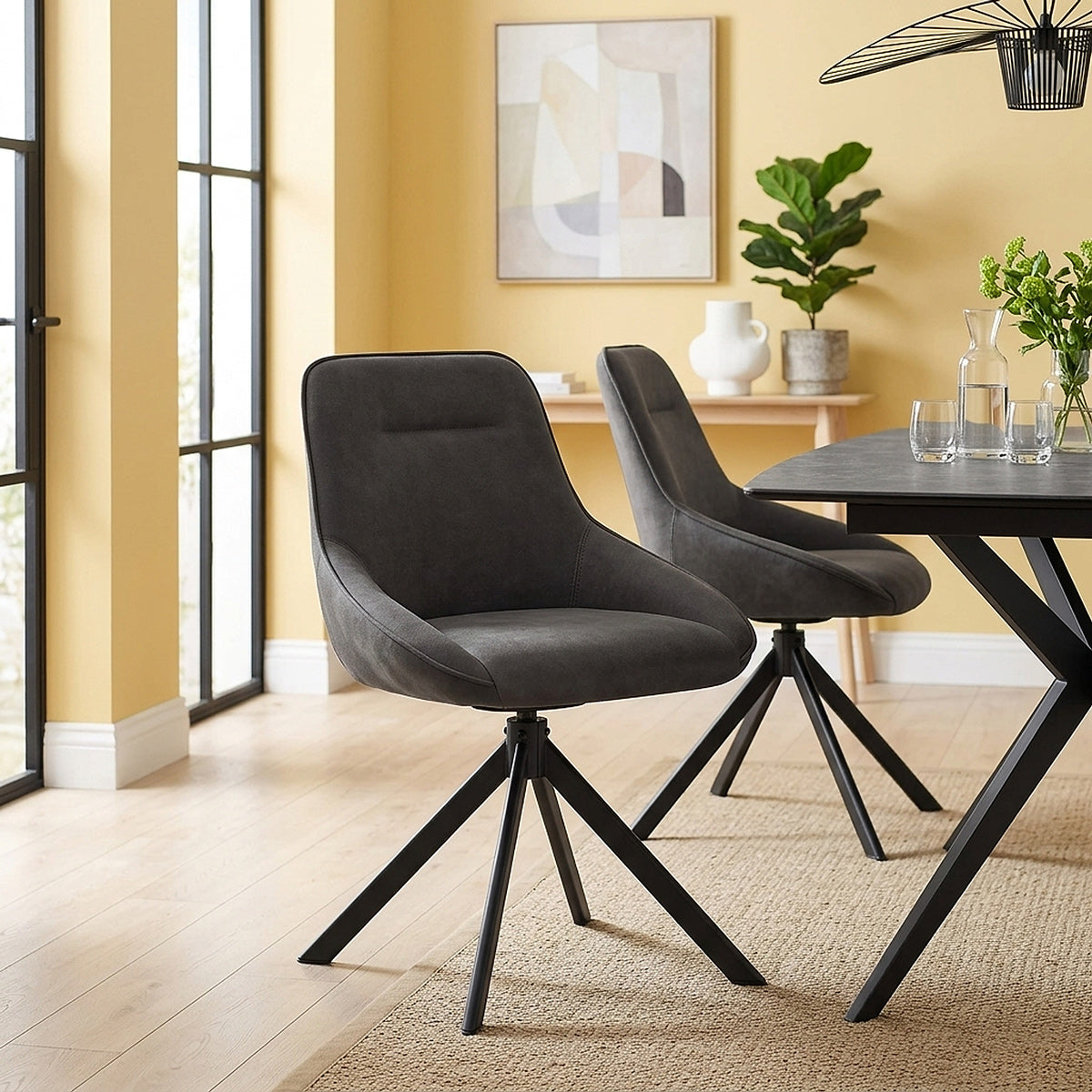 Dante Dining Chair Charcoal