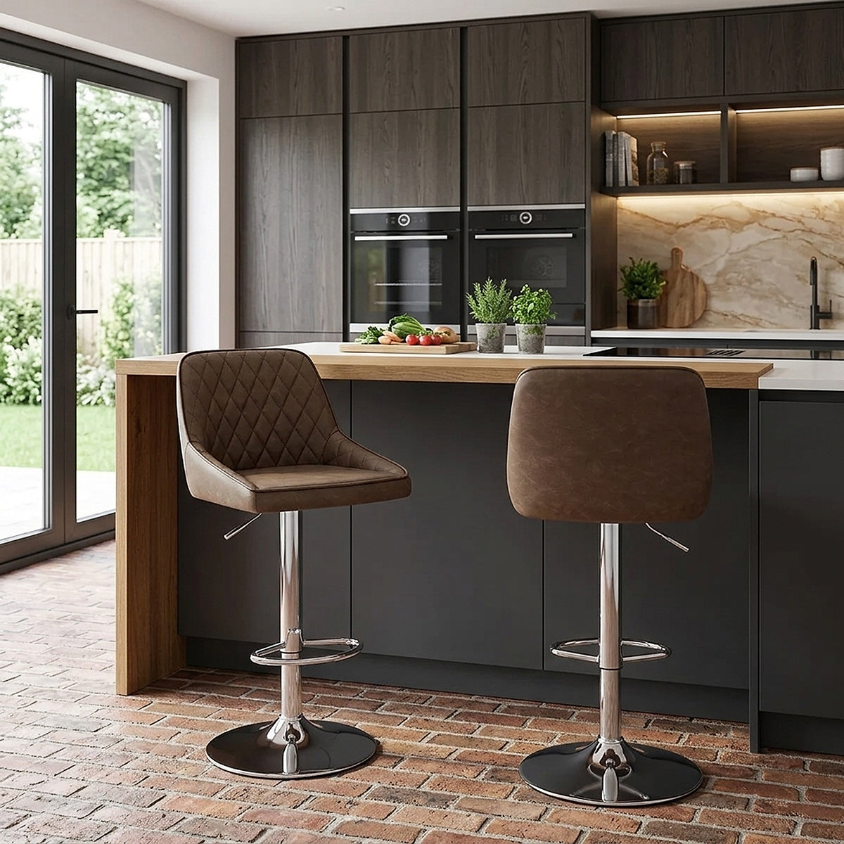 Darwin Bar Stool Brown