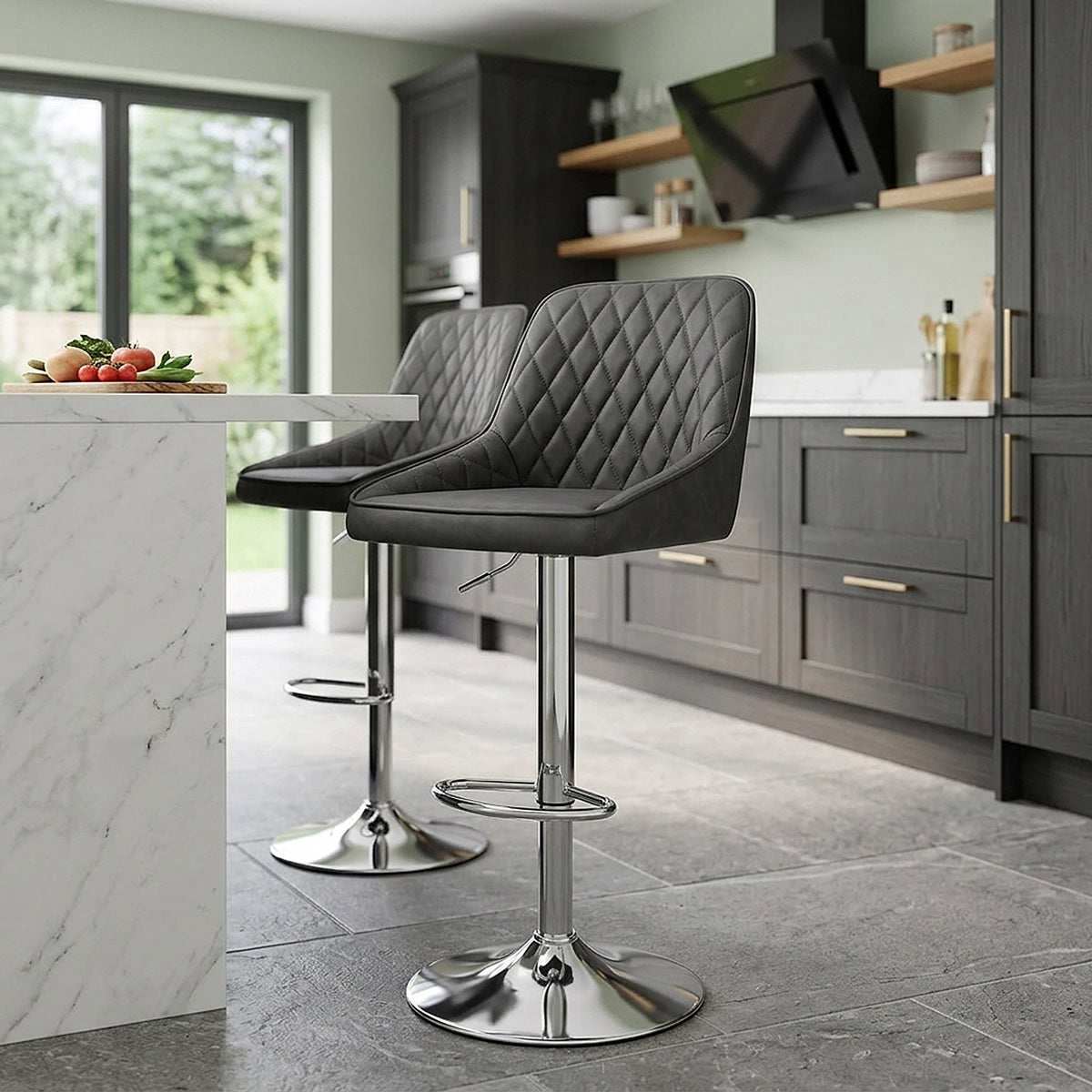 Darwin Bar Stool Charcoal