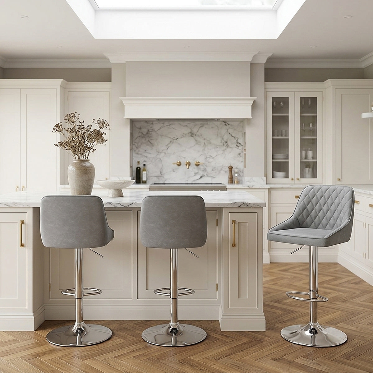 Darwin Bar Stool Grey